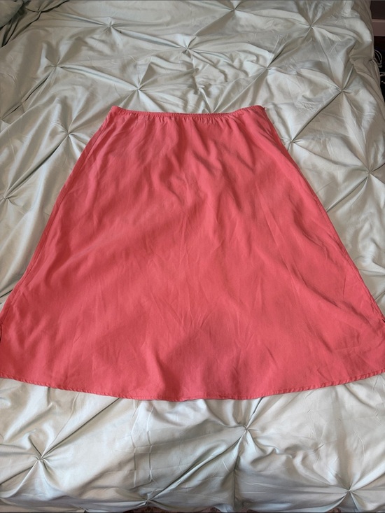 Eileen Fisher Dresses & Skirts - Eileen Fisher Crepe Silk Blend Coral Maxi A-Line Skirt Like New Sz Small Fit Med